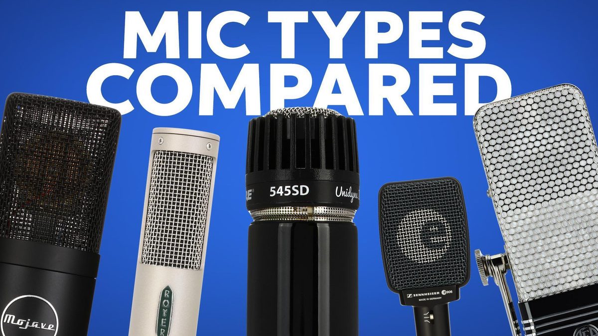 Microphone Types Explained: Dynamic, Condenser, and Ribbon